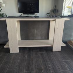 BRAND NEW Threshold Oak Console Table 