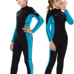HEVTO Kids Wet suit Toddler Size {2} 3/2mm Neoprene Full Wet Suit/Back Zip