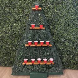 12 Shots Of Christmas Tree with Shot Glasses