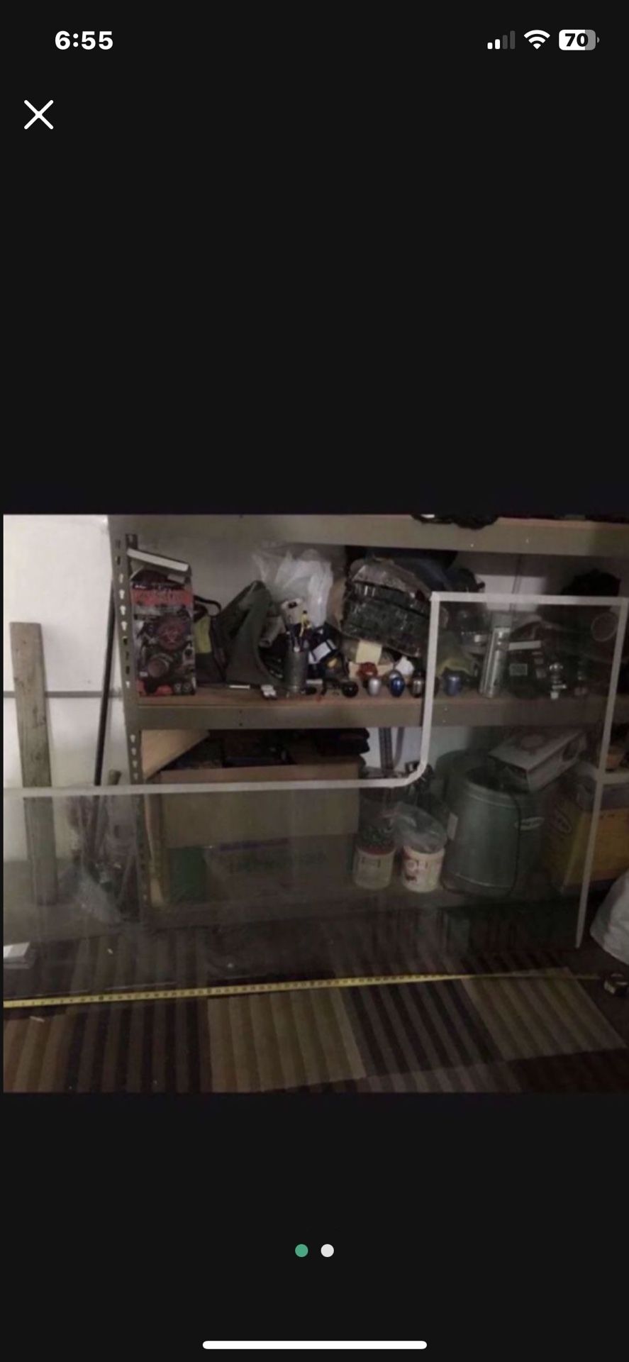 $125 L shaped glass 1/2 inch thick great modern desk project cheap Very Strong