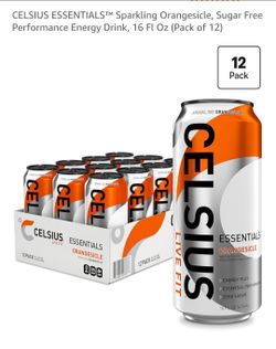 Celsius Essentials Orangesicle Energy Drink 12-Pack