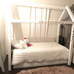 Twin Bed With Under Mattress Bed 