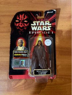 Star wars mace windu episode 1 action figure