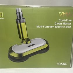 VMAI Cordless Electric Mop G700 with Water Spray, Rechargeable Battery Spin Pads