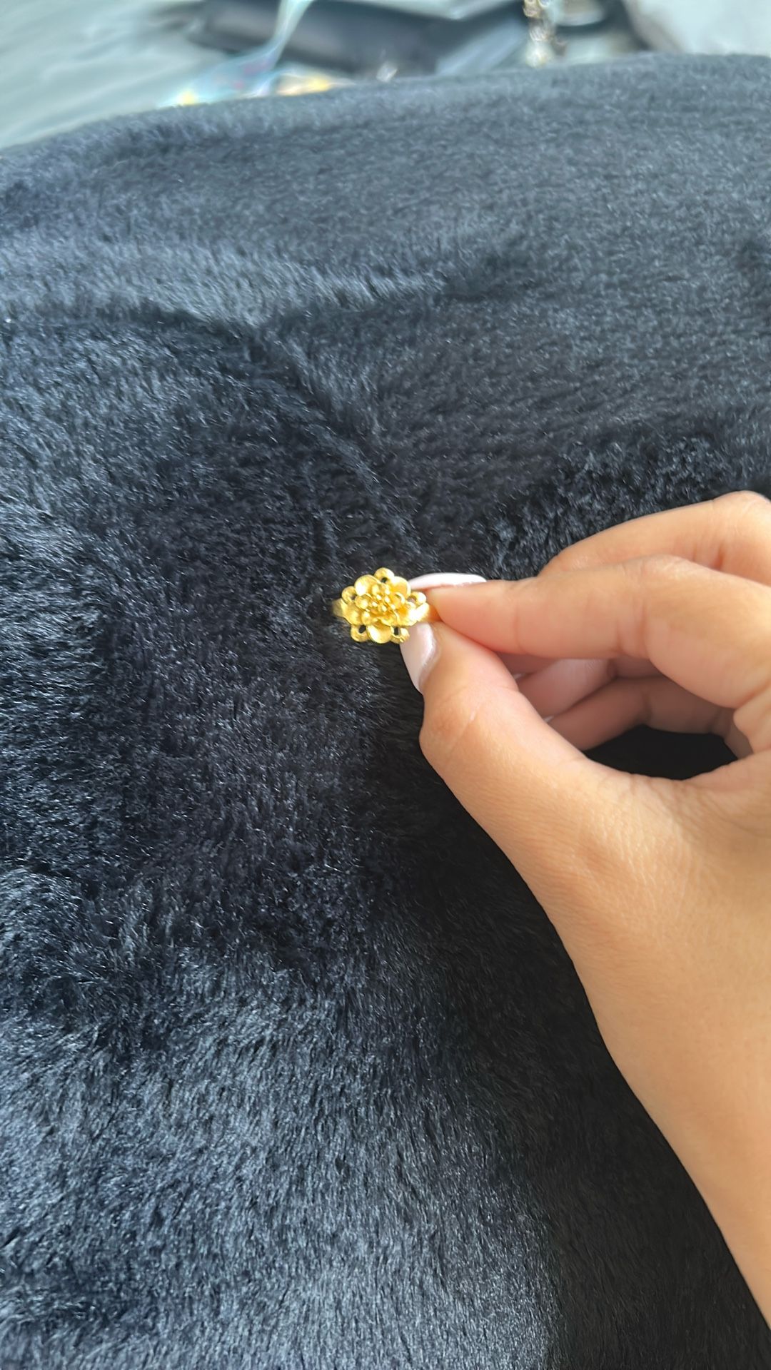 24k gold ring