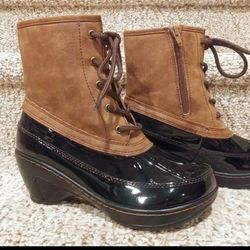 NEW Women's Size 7.5 JBU Boots [Retail $129] with ZIPPER, MEMORY FOAM, Water RESISTANT