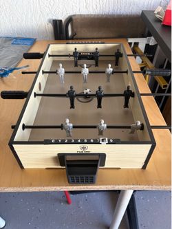 24 inc tabletop foosball table