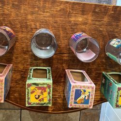 1994 Disney Collectibles glass cups 