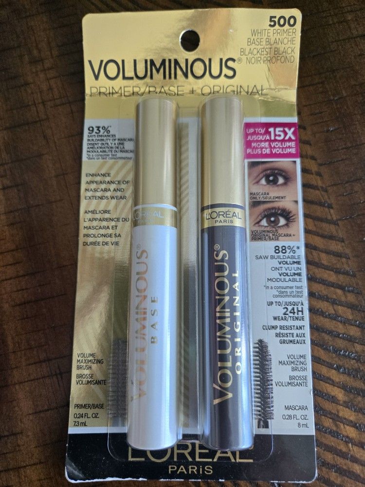 L’Oréal Paris Voluminous Mascara + Primer Duo – NEW