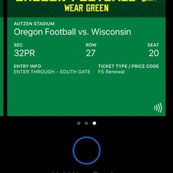 Oregon Vs Wisconsin Tickets