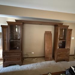 Entertainment Towers  With Curio Cabinets