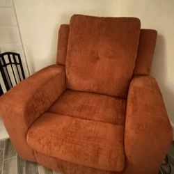 Orange Recliner 