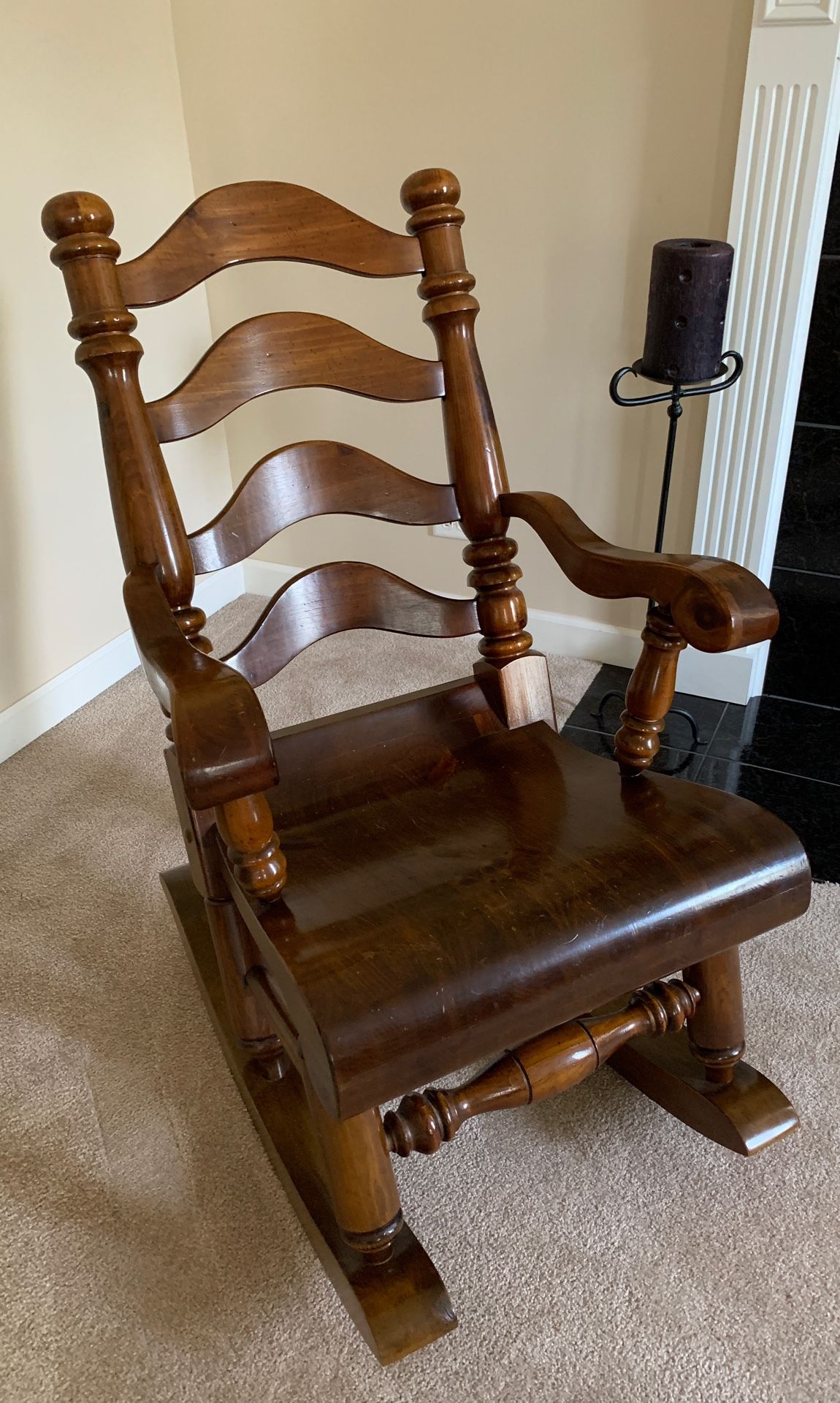 Solid Wood Paul Bunyan Rocking Chair