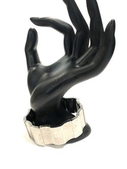 Unique and awesome stainless wide link bracelet