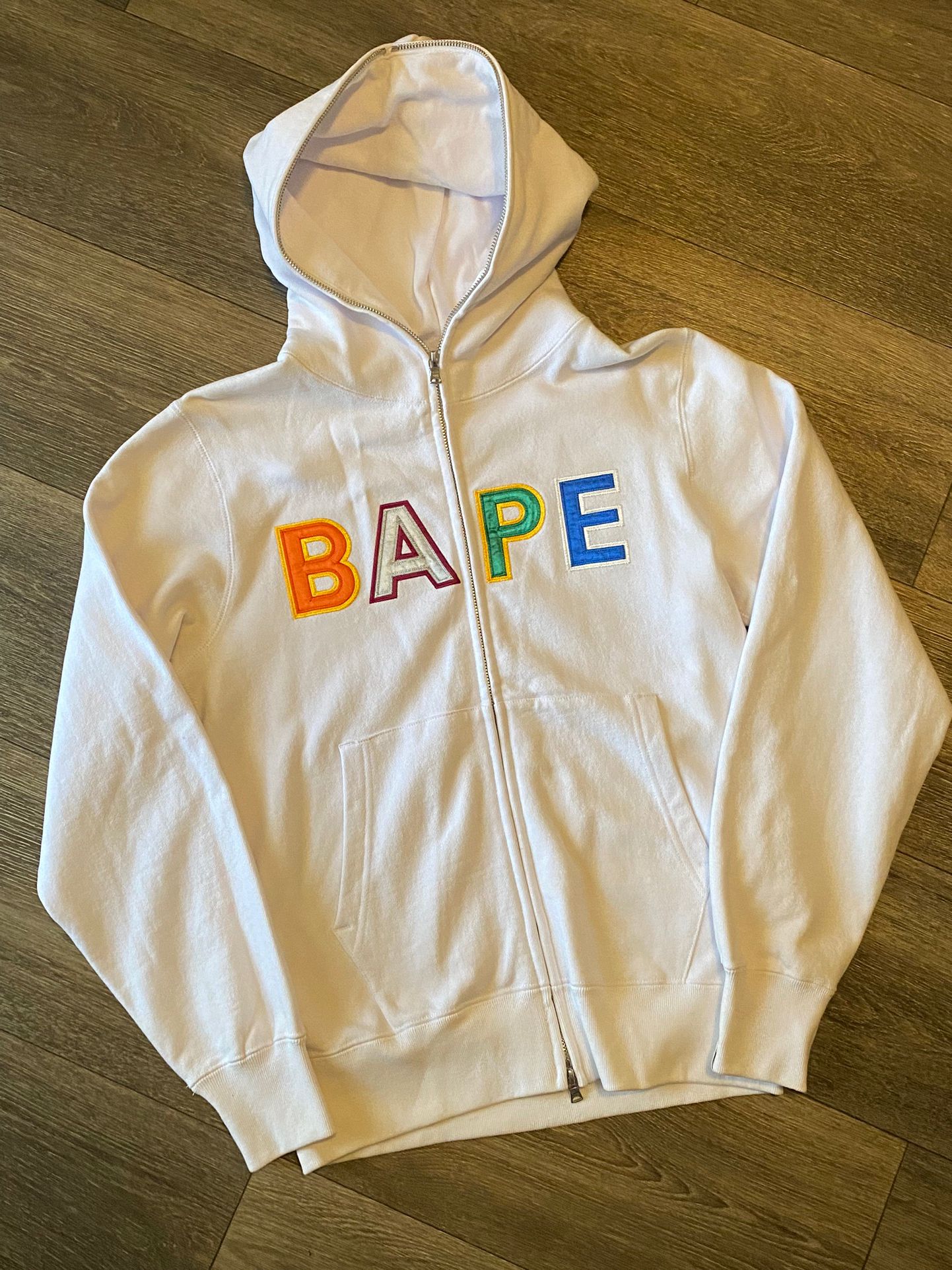 Bape Zip Up Hoodie Size Small