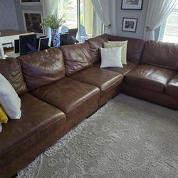 Leather Sectional