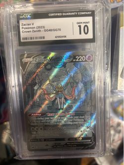 Zacian V GG48/GG70 CGC 10
