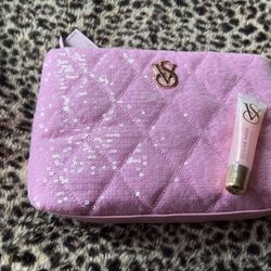 VS Cosmetic Bag With Lip Gloss 