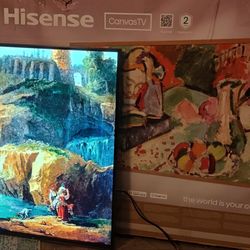 TV HISENSE QLED 55" CANVAS ART MODE WITH BEZEL