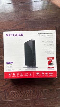 Netgear N600 Dual Band WiFi Router WNDR3700