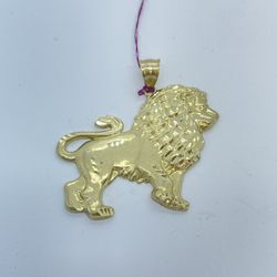 Gold Lion Pendant