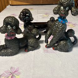 Poodles Black Set Of 3