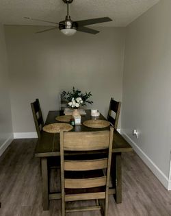 Real heavy wood table for sale