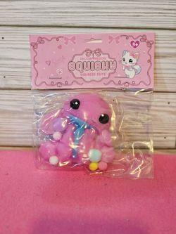 Lilo & Stitch Pink Angel Taba Squishy Stress Relief Fidget Squeeze Toy