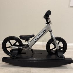 Strider Balance Bike With Rocking Base