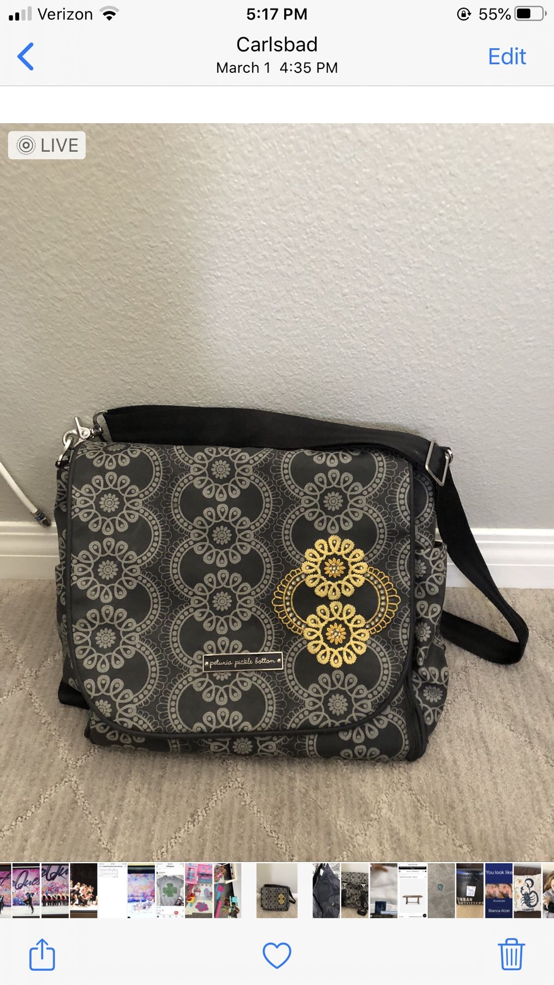 Petunia Picklebottom diaper bag
