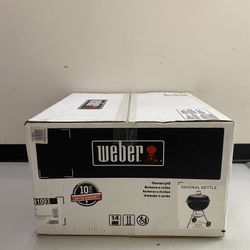 Weber Original Kettle 22-inch charcoal grill.  