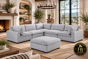 Grey Sectional Sofa - Extra Large