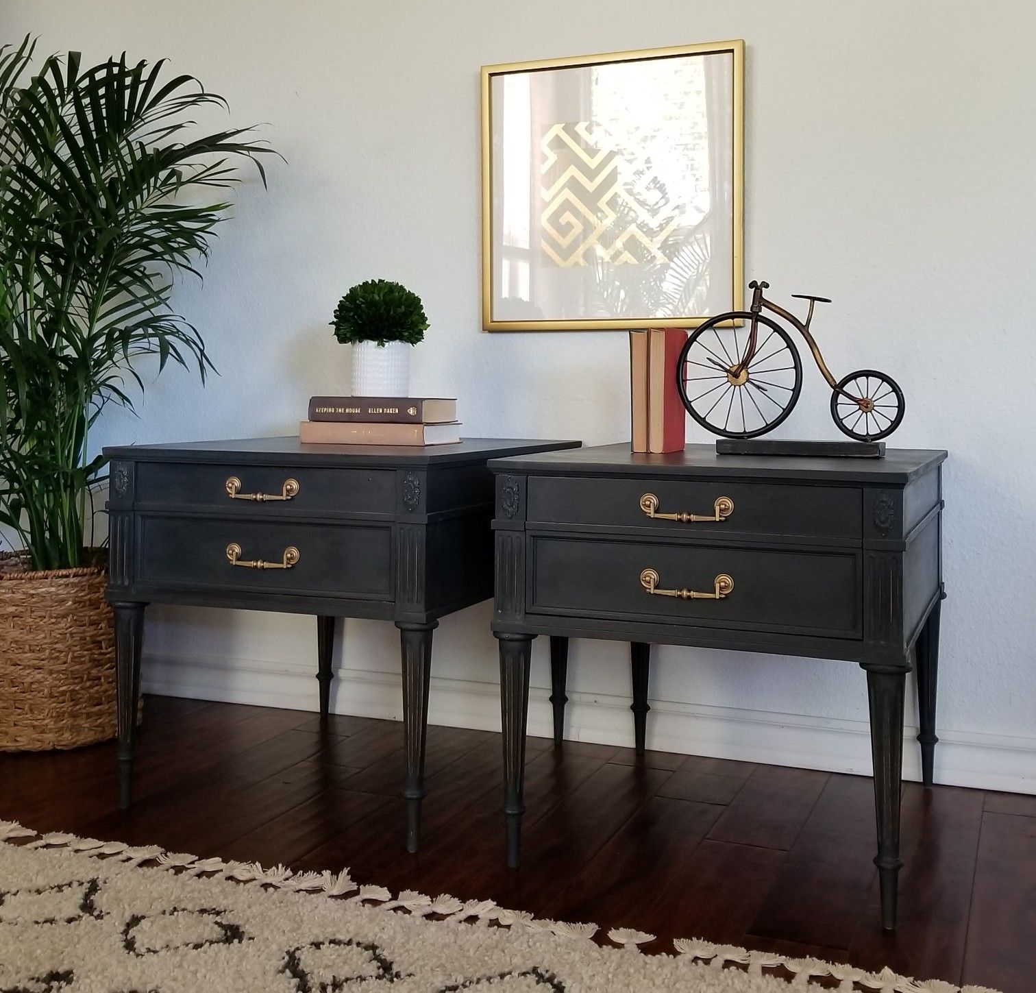 Vintage Set of Night Stands End Tables by Weiman