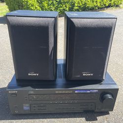 Sony Receiver w/speakers
