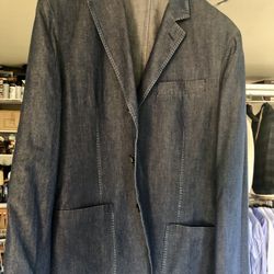 Thomas Dean denim blazer, large.
