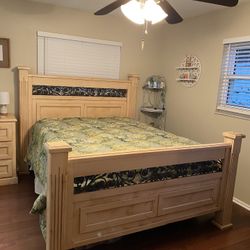 Vintage Bedroom Set With Box Spring And. Mattress $400Or Best Offer