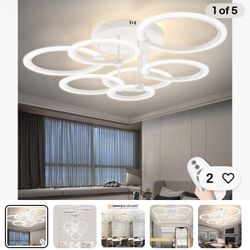 Dimmable Modern LED Ceiling Light , Parts Only 