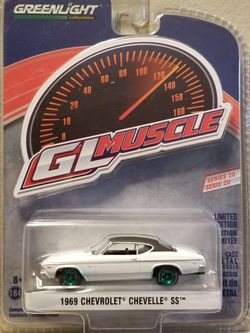 Greenlight GL Muscle 1969 Chevrolet Chevelle SS #2/6 Green Machine *CHASE* *NEW* REDUCED PRICE