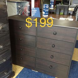 Dresser 8 Drawers In Any Color New-SIZE-46W-16D-36H