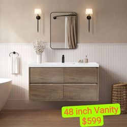 48 inch Vanity with Top #AO1-7048 12.1031