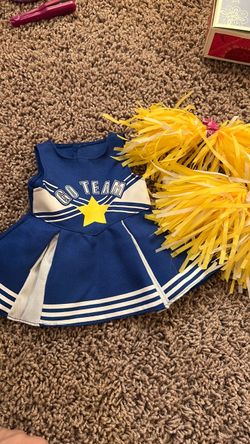 American Girl Cheer Team Outfit w/pom poms