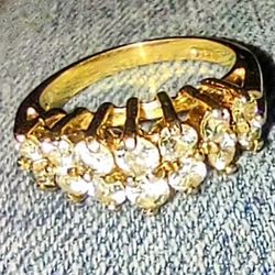 Size 5 Gold Plated Seta Ring