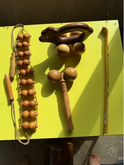 Assorted massage tools