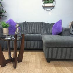 🛋️ Grey Reversible Sectional Deep Cleaned Free Delivery