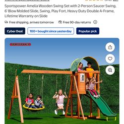 Swing Sets And Trampolines. 