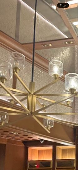 Oversized Gold Light Fixture Chandelier