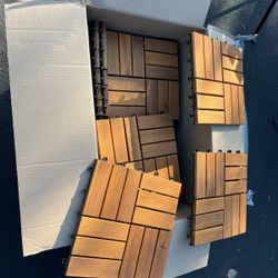 Interlocking Wood Floor Tiles 