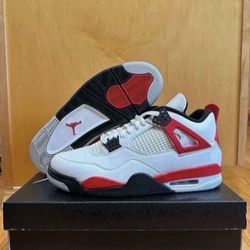 Nike Air Jordan 4 Retro Red Cement DH6927-161 Size 10.5 Brand New