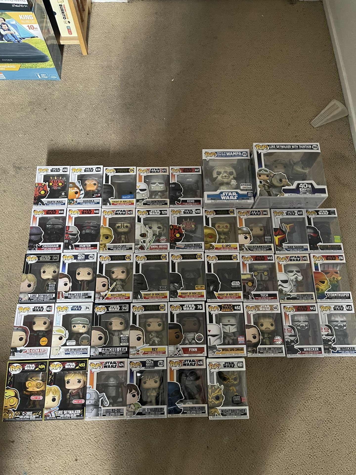 Star Wars Funko Pop Lot