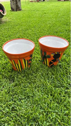 Desert style talavera pot